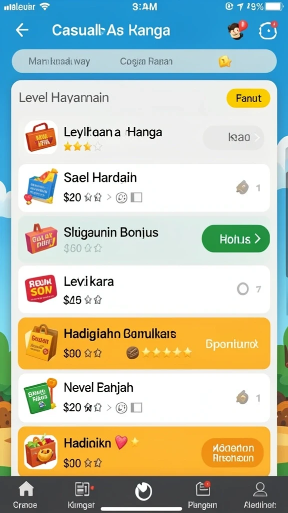 Tampilan antarmuka yang modern dan menarik.