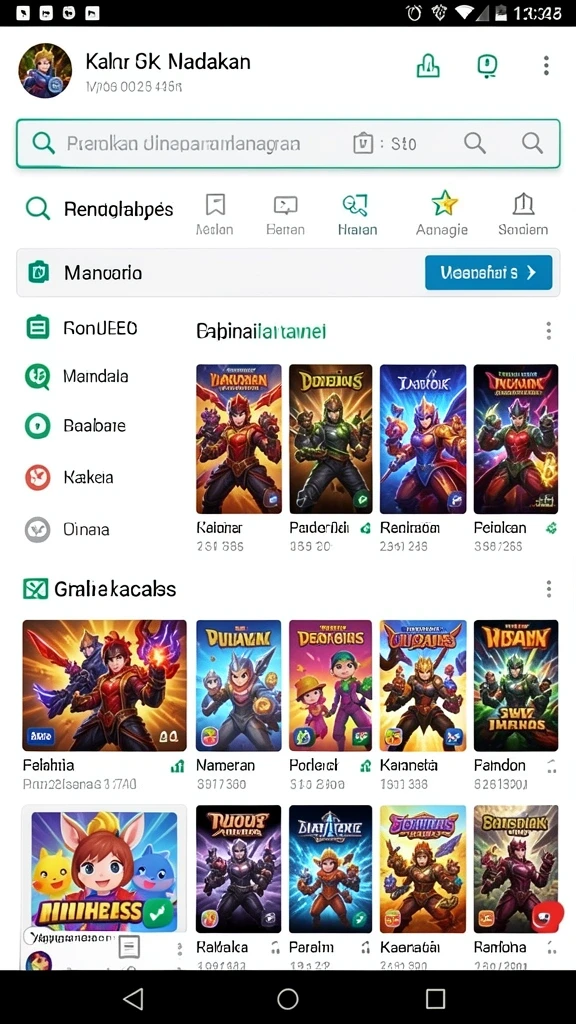 Screenshot karakter unik dalam game 5ZK.