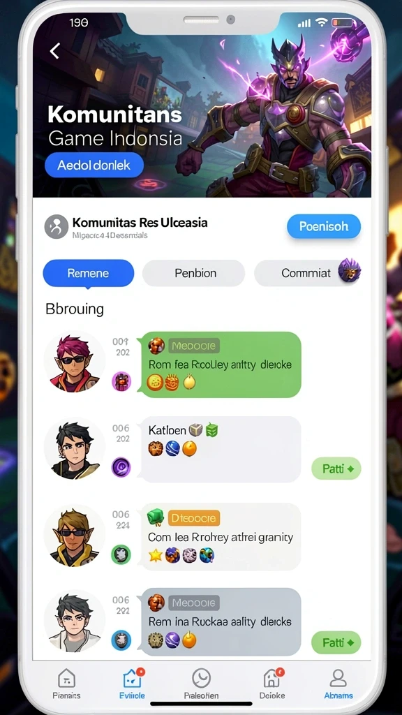 Komunitas aktif dengan banyak interaksi positif antar pemain.