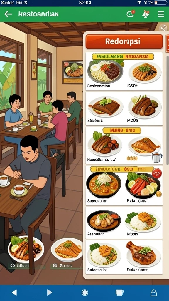 Tampilan antarmuka yang intuitif dan user-friendly.