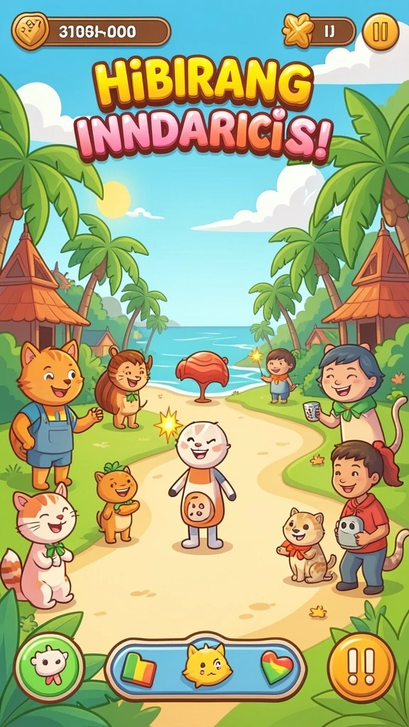 Beragam mini game yang seru untuk dimainkan.