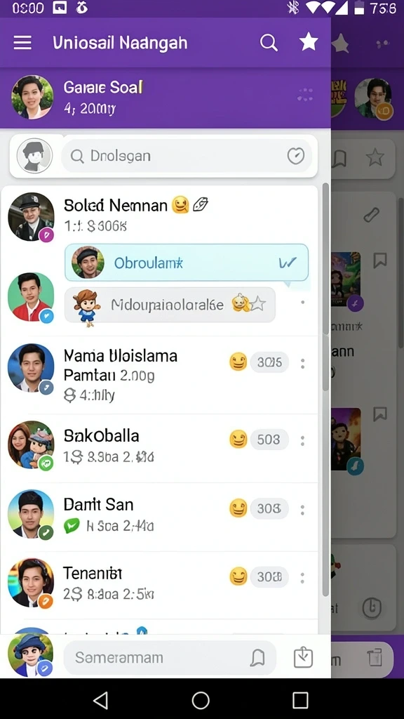 Karakter-karakter unik yang bisa dipilih dalam permainan.