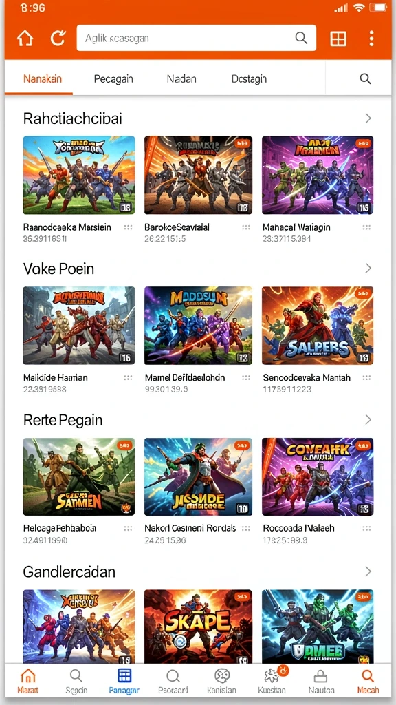 Screenshot menampilkan antarmuka menarik AKURAT79.
