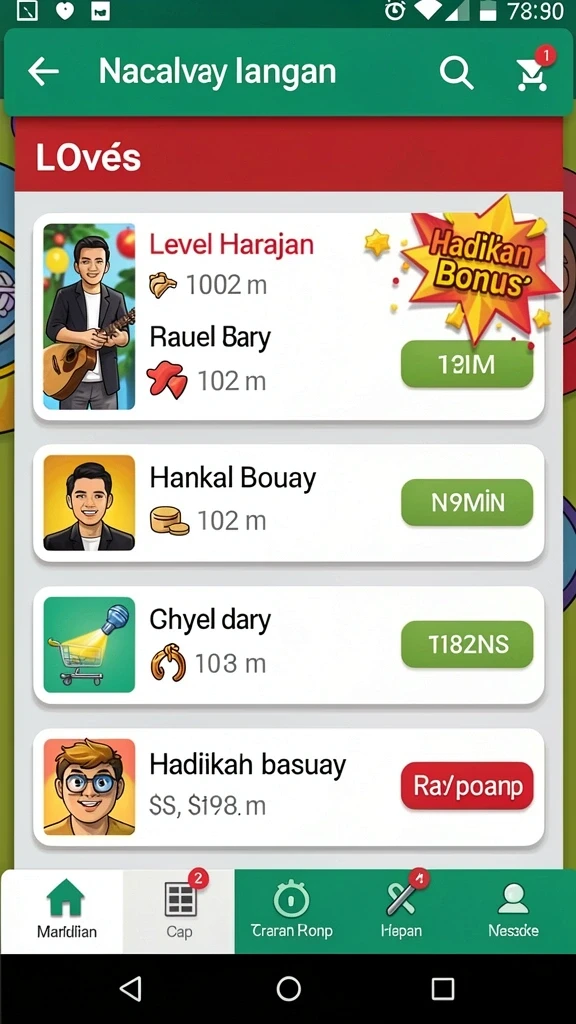 Screenshot menampilkan momen interaksi dengan lingkungan.