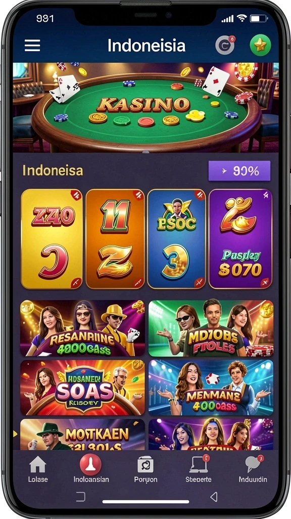 Tampilan level pertama yang penuh warna dan menantang.
