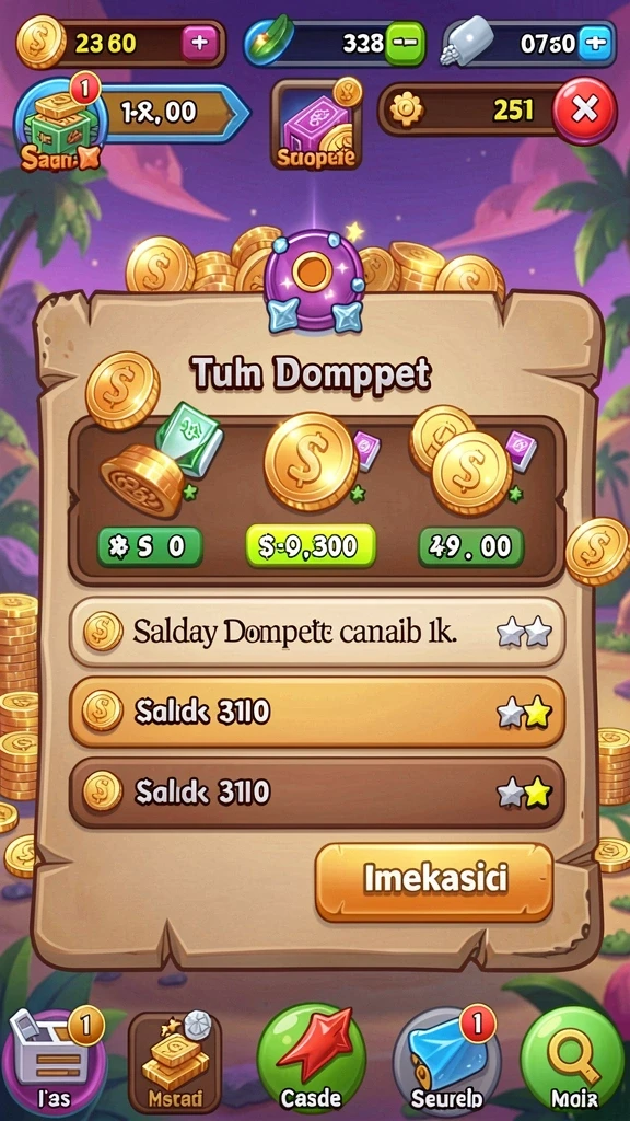 Tampilan grafis yang memukau dalam game.
