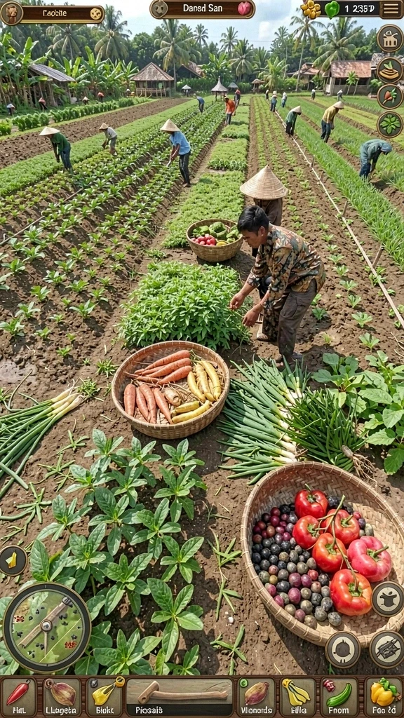 Sistem peningkatan karakter yang menarik.
