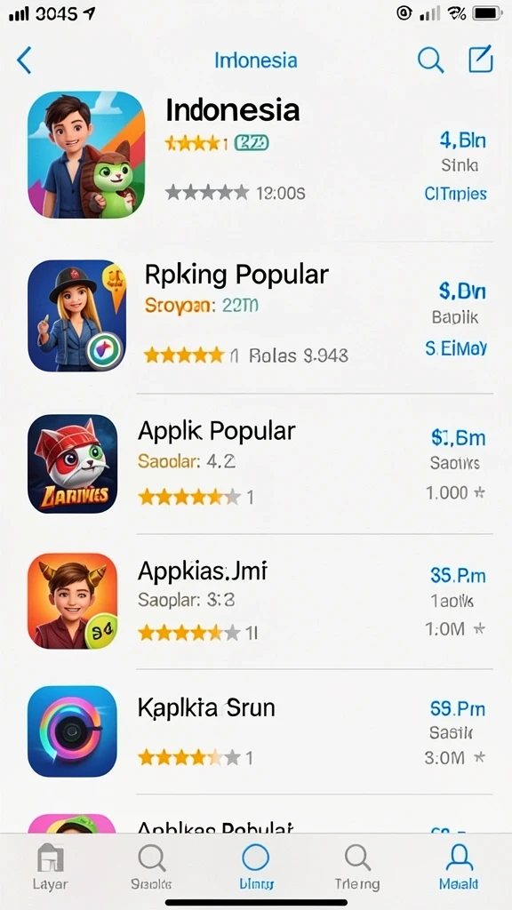 Tampilan antarmuka yang user-friendly.
