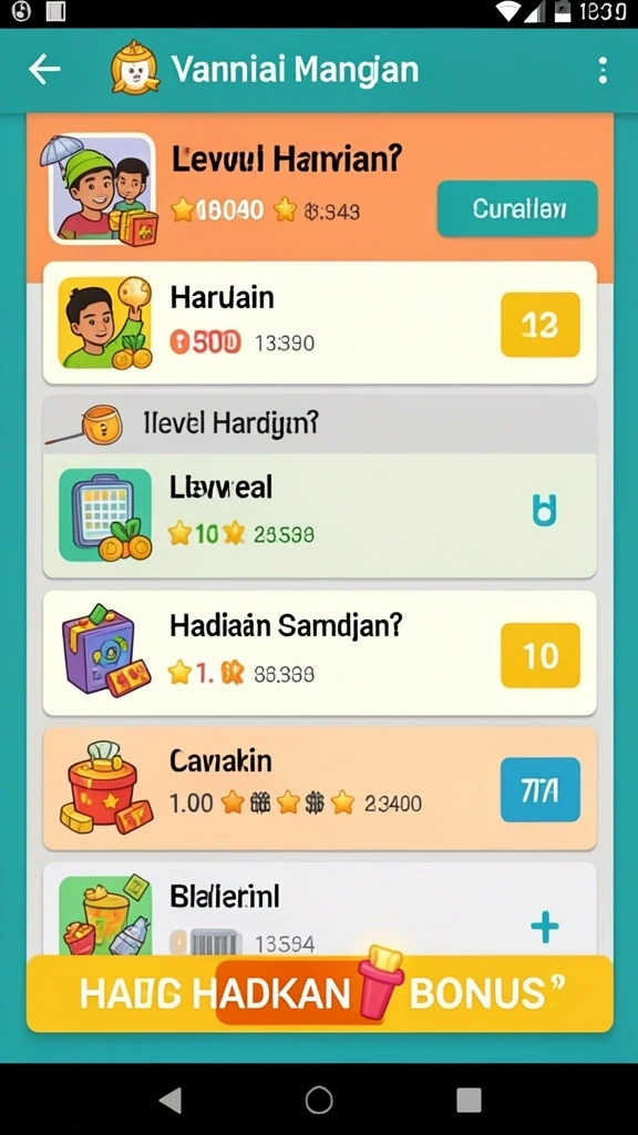 Mode permainan seru dan menantang untuk semua usia.