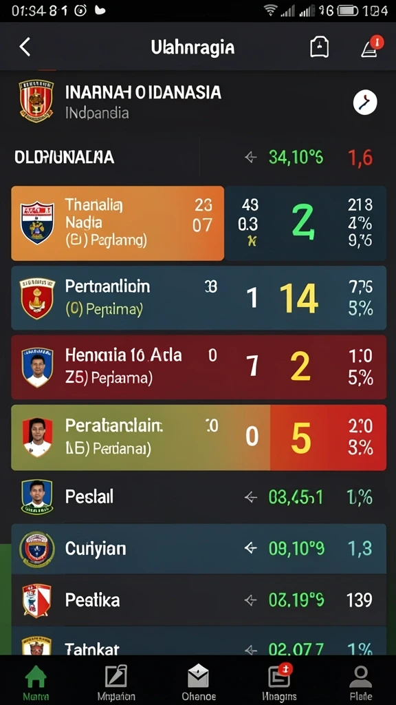 Screenshot memperlihatkan berbagai permainan menarik yang tersedia.