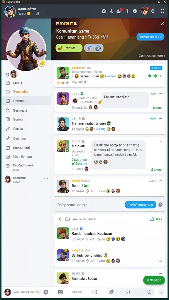 Tampilan antarmuka yang menarik dan mudah dinavigasi.