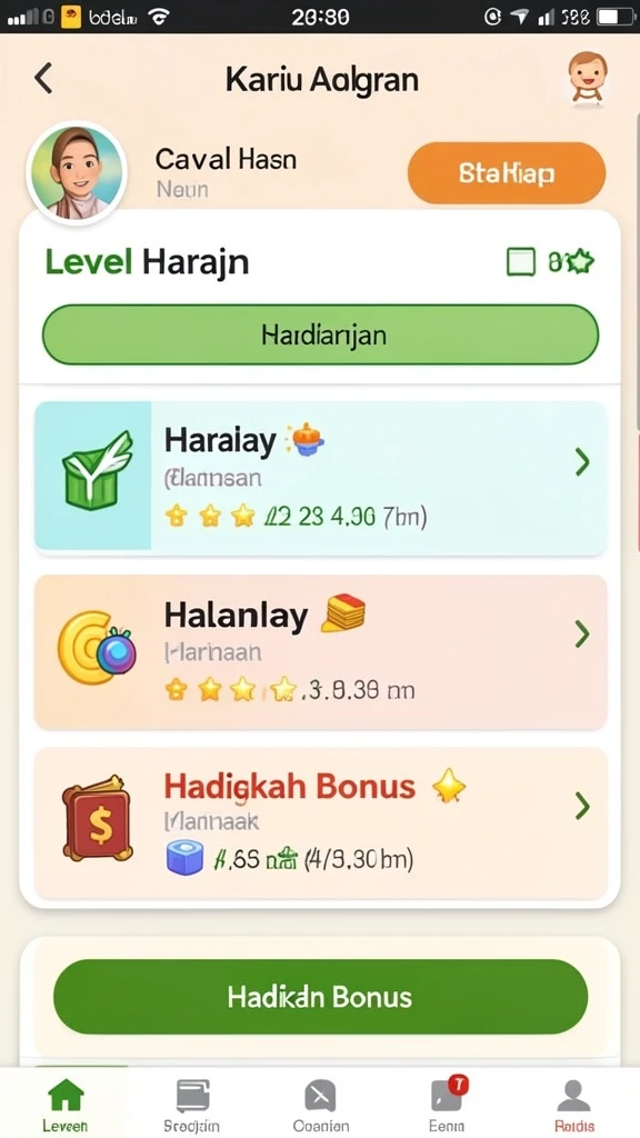 Pertarungan seru melawan monster besar.
