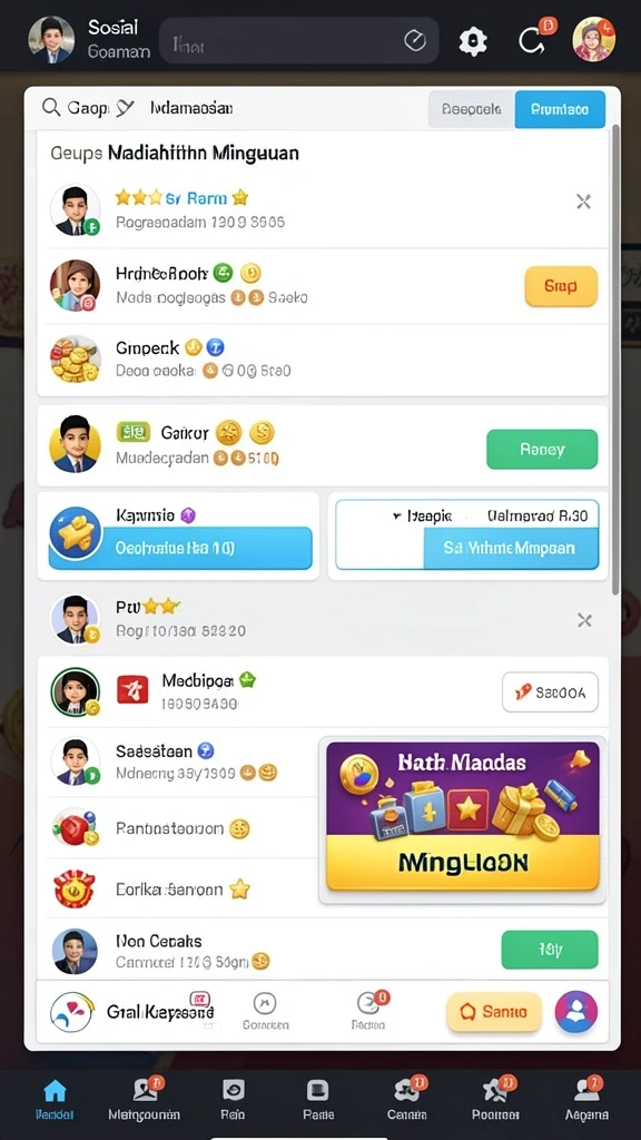 Tampilan antarmuka yang intuitif dan menarik.