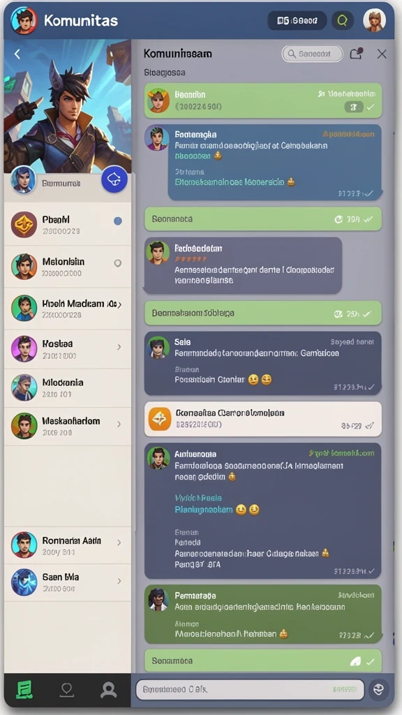 Level tantangan dengan musuh yang beragam.