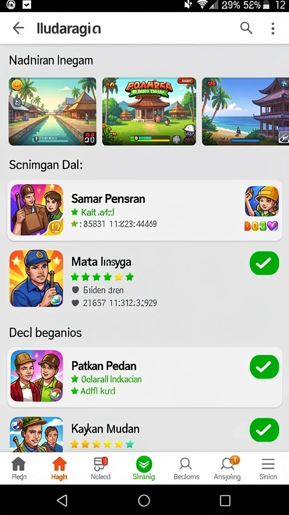 Tangkapan layar menunjukkan level baru yang menantang.