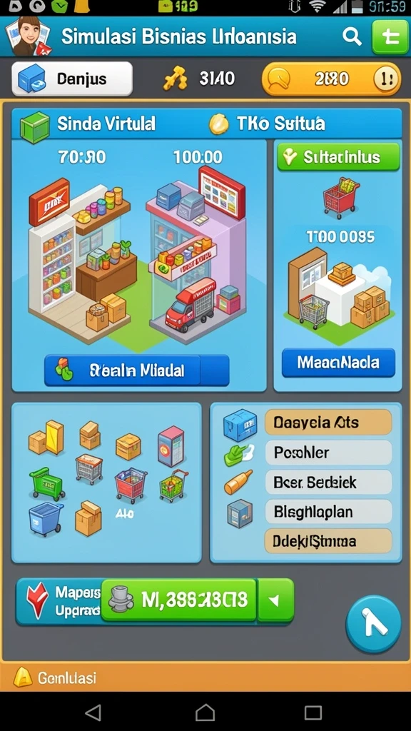 Misi seru menunggu di setiap level yang dimainkan.