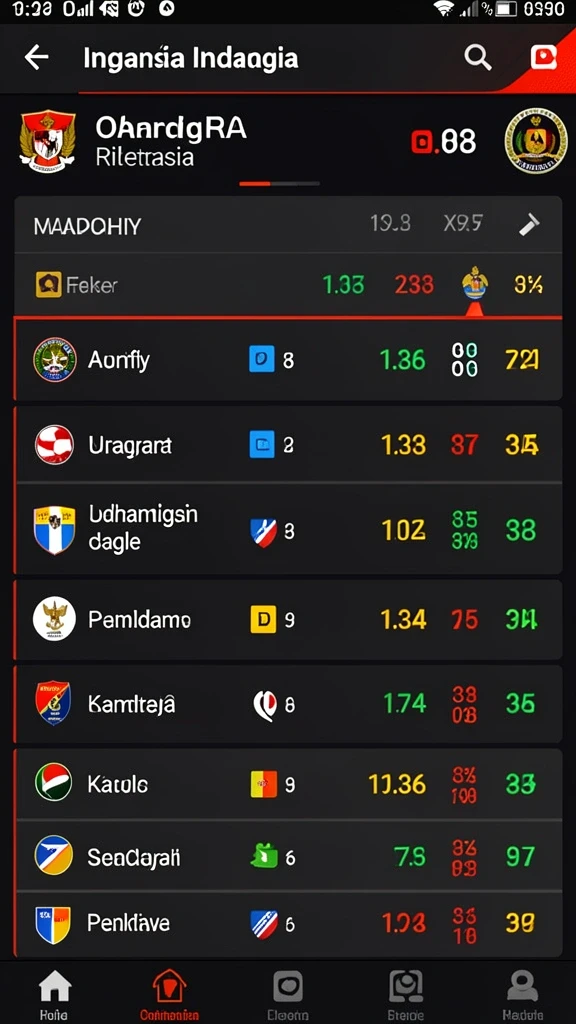 Tampilan antarmuka LUCUBET yang elegan dan mudah digunakan.