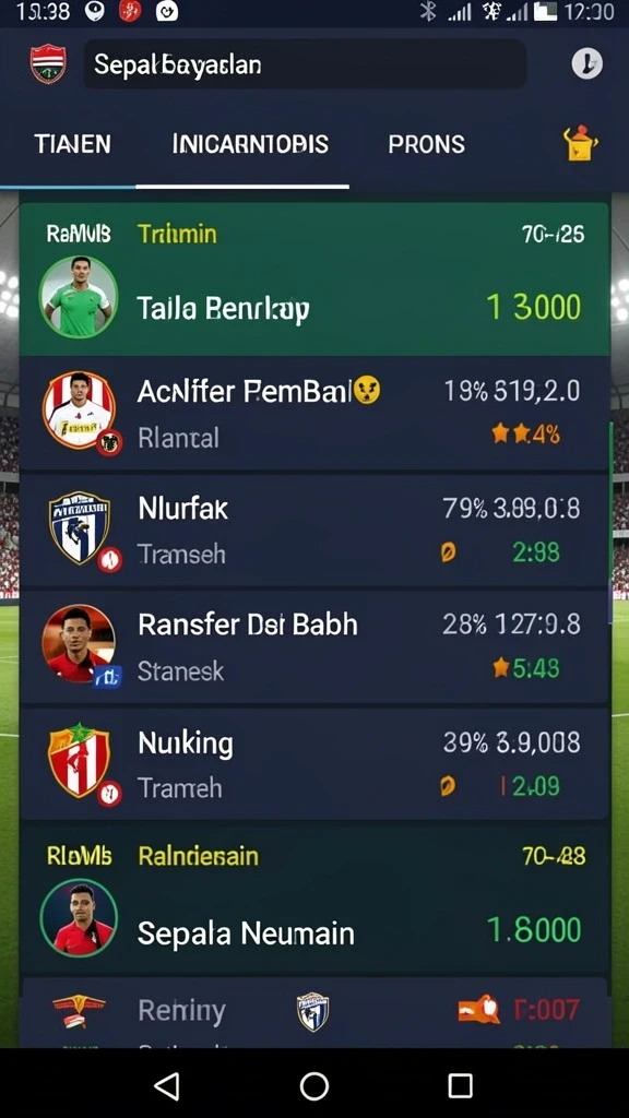 Karakter unik yang dapat dipilih untuk bermain.