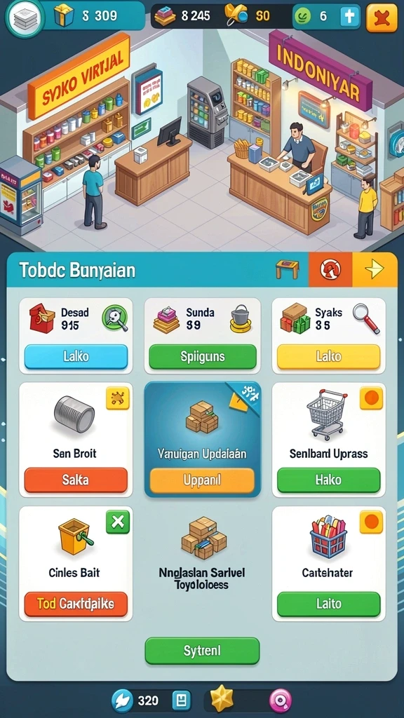 Screenshot fitur interaktif yang menarik dan mengasyikkan.