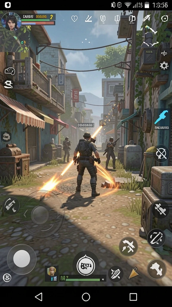 Screenshot menampilkan dunia yang memukau dan penuh warna.