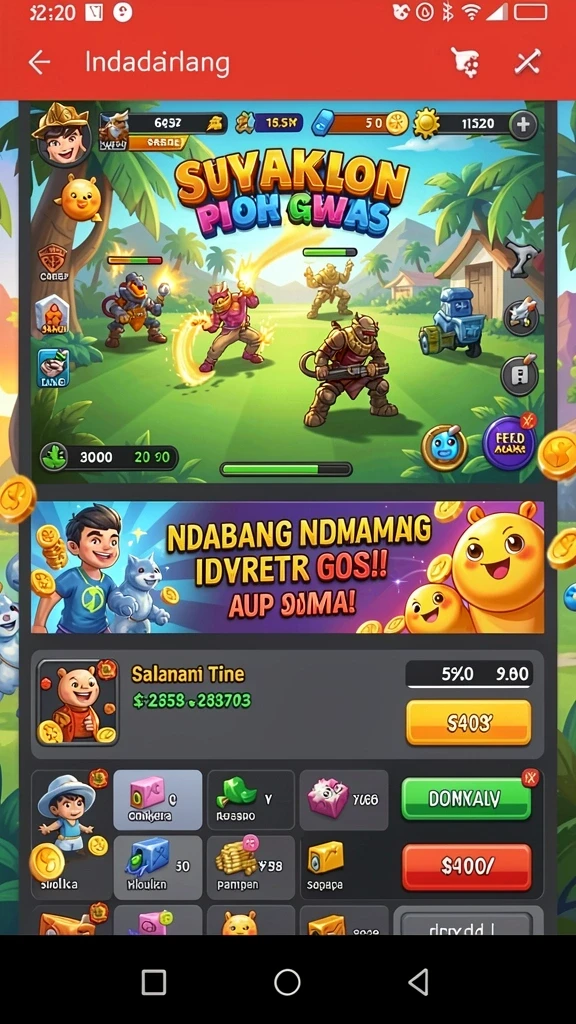 Tampilan antarmuka yang ramah pengguna dan menarik.