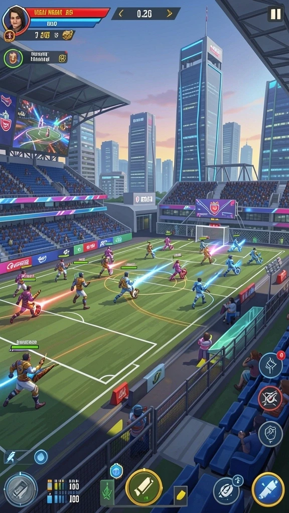 Mode permainan multiplayer yang seru dan kompetitif.