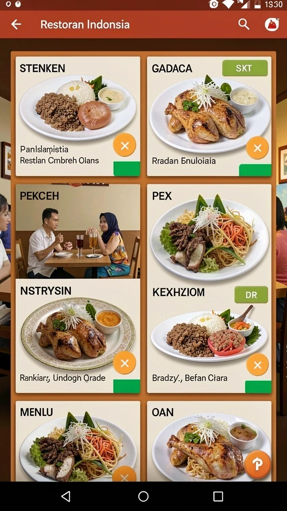 Tampilan antarmuka yang ramah pengguna.