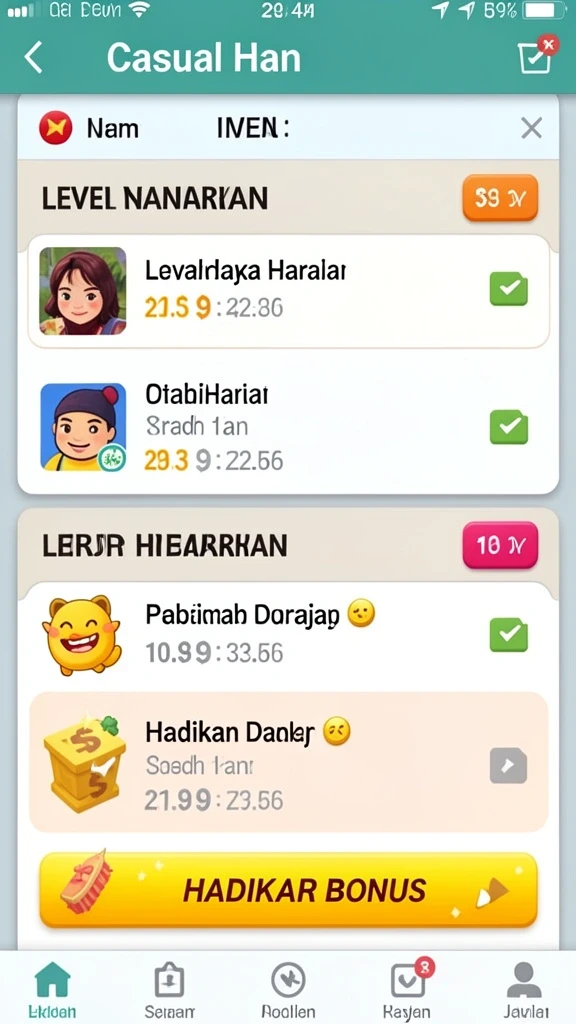 Tampilan antarmuka pengguna yang intuitif.