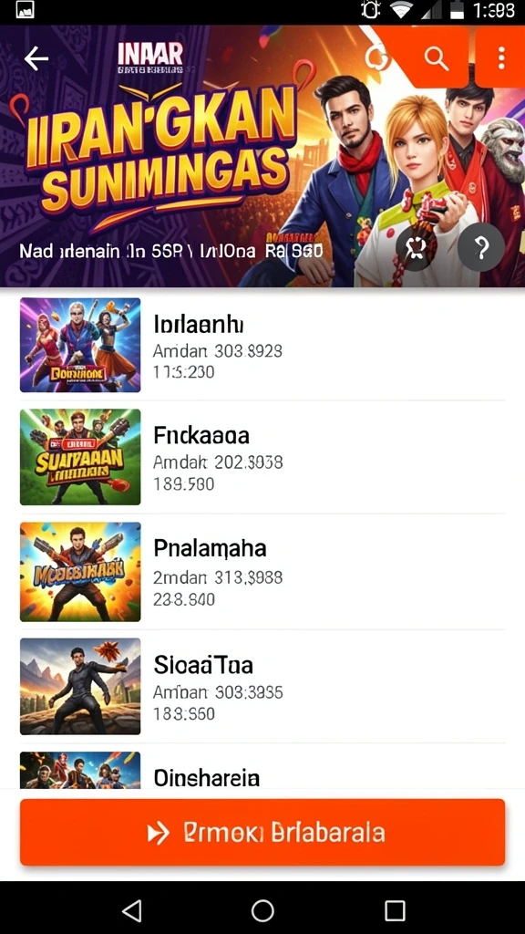 Beragam pilihan permainan yang seru dan menantang.