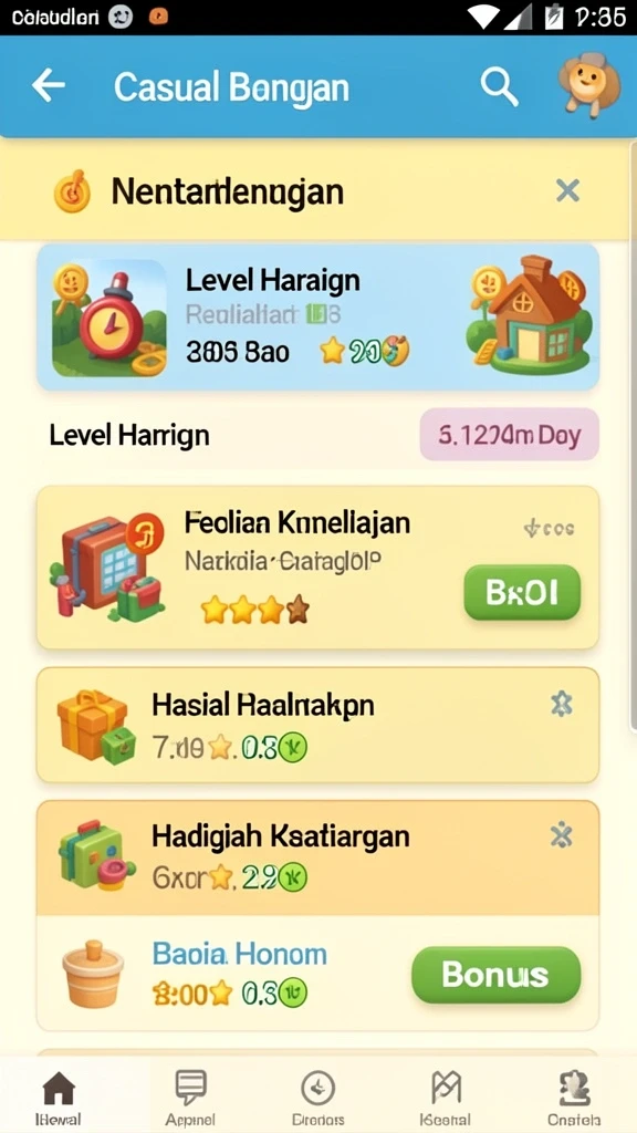 Tampilan antarmuka yang modern dan user-friendly.