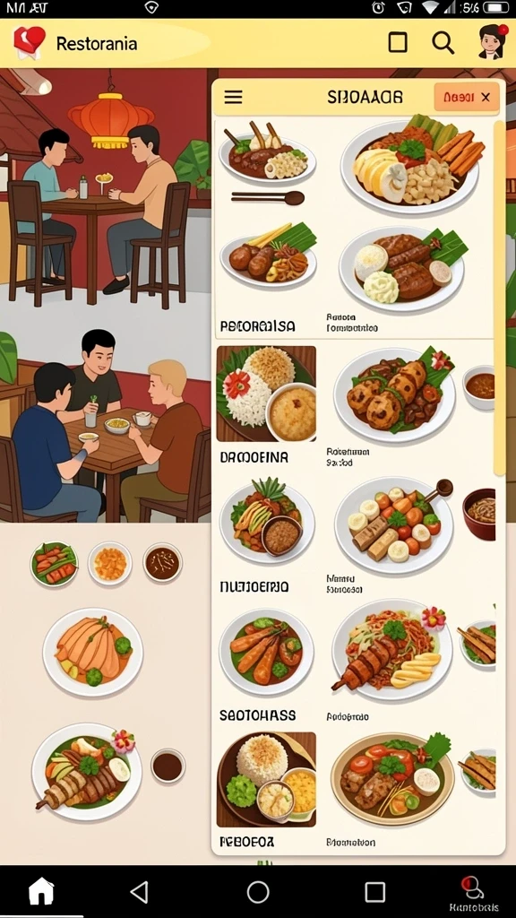 Karakter-karakter unik yang membuat permainan semakin seru.