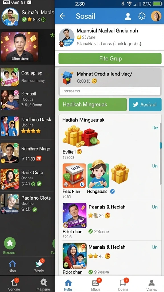 Karakter unik dengan kemampuan yang menarik.