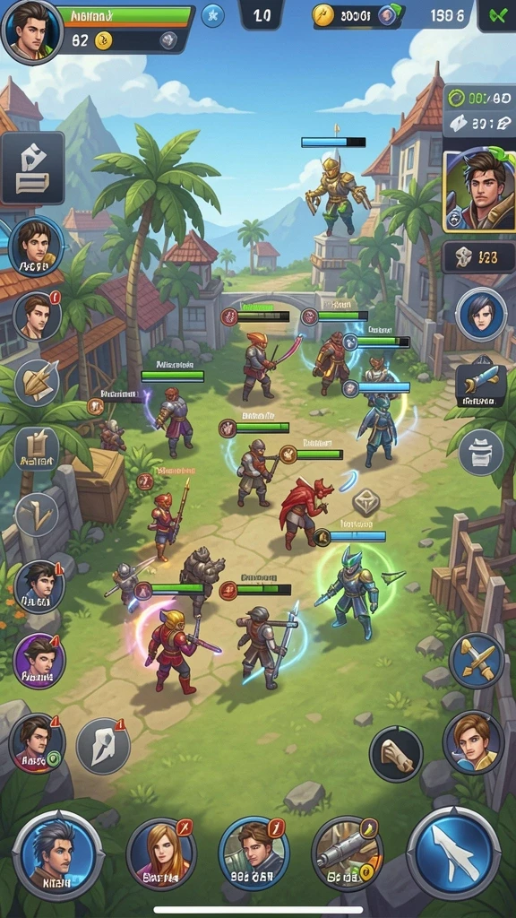 Fitur multiplayer yang memungkinkan bersaing dengan teman.