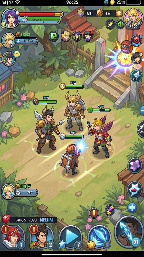 Tampilan grafis yang menawan dalam game ZK7.